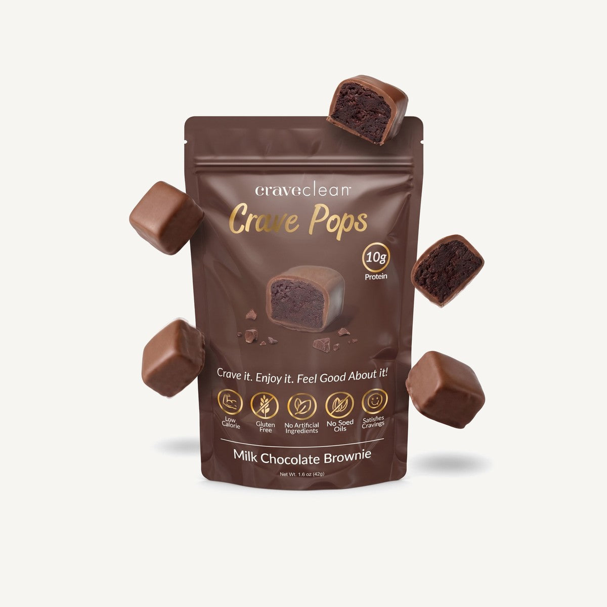 Milk Chocolate Brownie Crave Pops