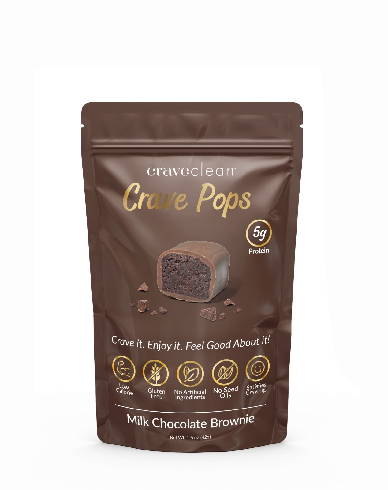 Protein Crave Pops- 3 Pop bag- 8 Bag case