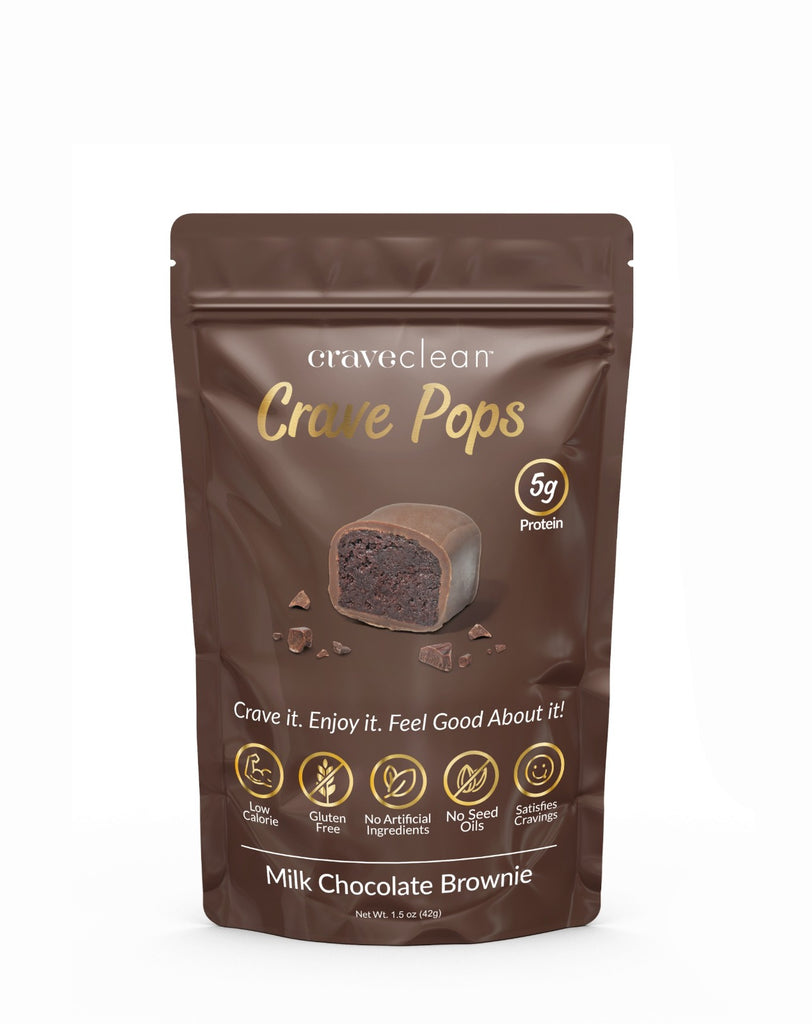 Protein Crave Pops- 3 Pop bag- 8 Bag case