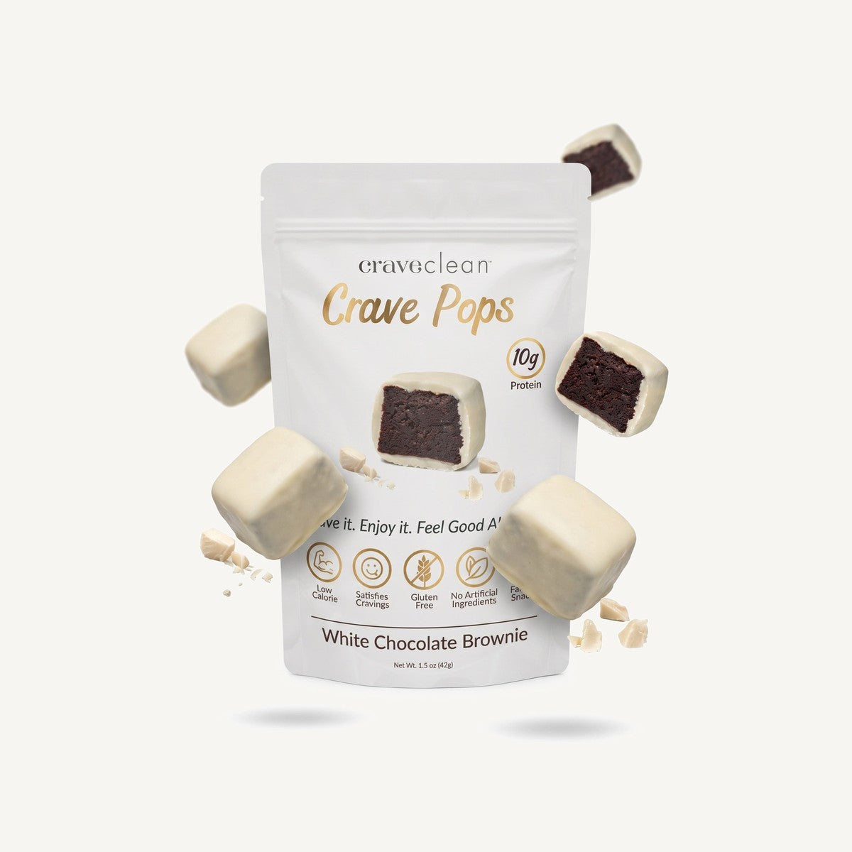 White Chocolate Brownie Crave Pops